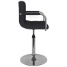 Tabouret de bar Noir Tissu 