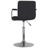 Tabouret de bar Noir Tissu 