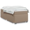 Sommier à lattes de lit avec matelas Cappuccino 100x200 cm 