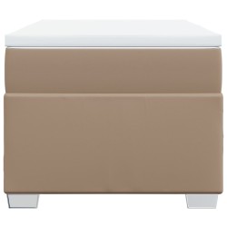 Sommier à lattes de lit avec matelas Cappuccino 100x200 cm 