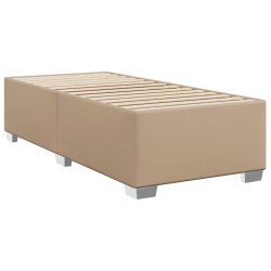 Sommier à lattes de lit avec matelas Cappuccino 100x200 cm 