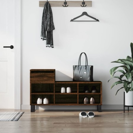 Armoire à chaussures Chêne marron 102x36x60cm Bois d'ingénierie 