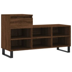 Armoire à chaussures Chêne marron 102x36x60cm Bois d'ingénierie 