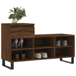Armoire à chaussures Chêne marron 102x36x60cm Bois d'ingénierie 