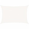 Voile d'ombrage 160 g/m² Blanc 2,5x3,5 m PEHD 