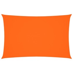 Voile de parasol tissu oxford rectangulaire 5x8 m orange 