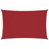 Voile de parasol tissu oxford rectangulaire 5x8 m rouge 