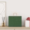 Sacs en papier 250 pcs avec poignées vert 32x22x24 cm 