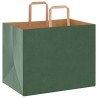 Sacs en papier 250 pcs avec poignées vert 32x22x24 cm 
