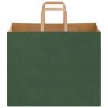 Sacs en papier 250 pcs avec poignées vert 32x22x24 cm 