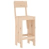 Tabourets de bar lot de 2 40x48,5x115,5 cm bois massif de pin 
