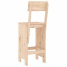 Tabourets de bar lot de 2 40x48,5x115,5 cm bois massif de pin 