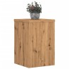 Supports pour plantes 2 pcs chêne artisanal bois d'ingénierie 