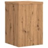 Supports pour plantes 2 pcs chêne artisanal bois d'ingénierie 