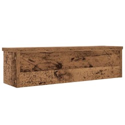 Étagère de cuisine empilable vieux bois 50x15x16 cm 