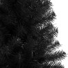 Sapin de Noël artificiel avec support noir 240 cm PVC 