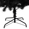 Sapin de Noël artificiel avec support noir 240 cm PVC 