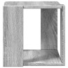 Table basse sonoma gris 32x32x30 cm bois d'ingénierie 