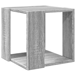 Table basse sonoma gris 32x32x30 cm bois d'ingénierie 