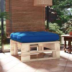 Pouf palette de jardin bois de pin imprégné 
