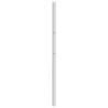 Tête de lit métal blanc 135 cm 