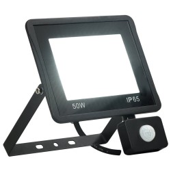 Projecteur à LED avec capteur 50 W Blanc froid 