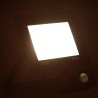 Projecteur à LED avec capteur 50 W Blanc chaud  