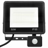 Projecteur à LED avec capteur 50 W Blanc chaud  