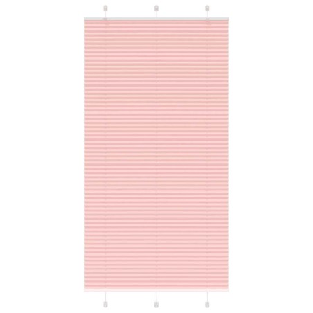 Store plissé rose 105x200 cm largeur du tissu 104,4cm polyester 