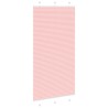 Store plissé rose 105x200 cm largeur du tissu 104,4cm polyester 