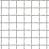 Clôture de jardin sertie Acier inoxydable 100x85 cm 31x31x3 mm 