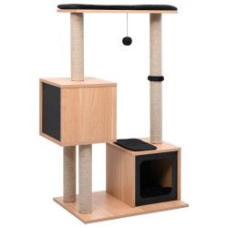 Arbre à chat avec tapis à gratter en sisal 104 cm 