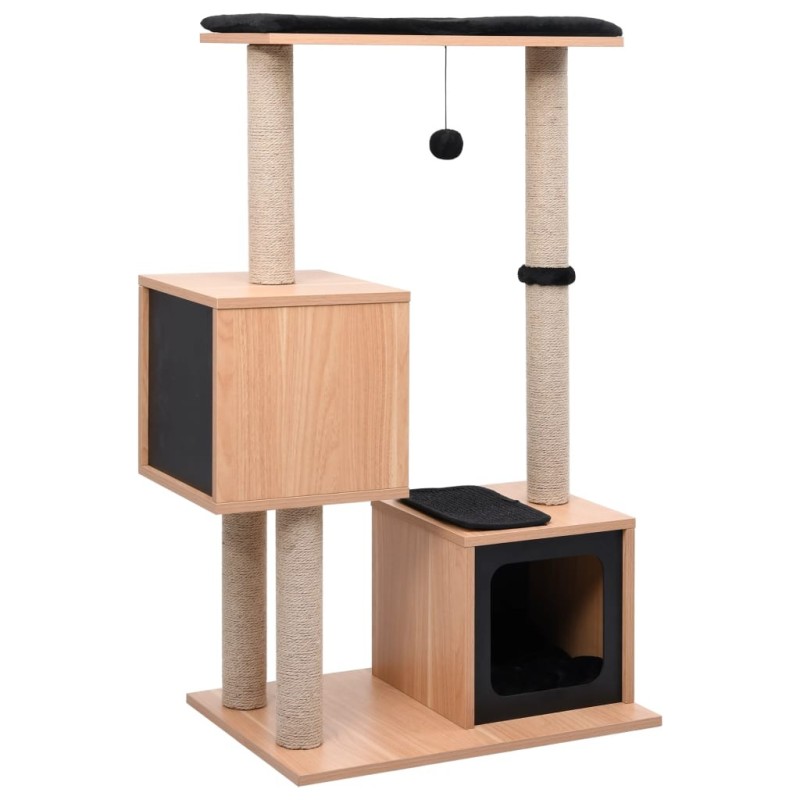 Arbre à chat avec tapis à gratter en sisal 104 cm 