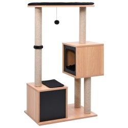 Arbre à chat avec tapis à gratter en sisal 104 cm 