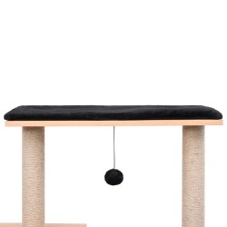 Arbre à chat avec tapis à gratter en sisal 104 cm 