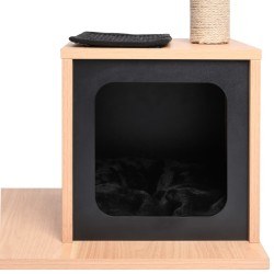 Arbre à chat avec tapis à gratter en sisal 104 cm 