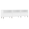 Meuble TV blanc 150x30x44,5 cm bois d'ingénierie 