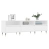 Meuble TV blanc 150x30x44,5 cm bois d'ingénierie 