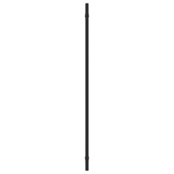 Poignées d'armoire 20 pcs noir 480 mm acier inoxydable 