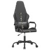 Chaise de jeu Noir et camouflage Similicuir 