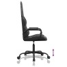 Chaise de jeu Noir et camouflage Similicuir 