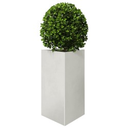 Jardinière triangulaire 50x43x75 cm acier inoxydable 