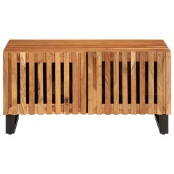Table basse 80x51x40 cm bois massif d'acacia 