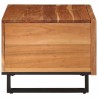 Table basse 80x51x40 cm bois massif d'acacia 