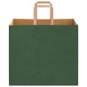 Sacs en papier 250 pcs avec poignées vert 32x22x28 cm 