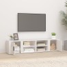 Meubles TV 2 pcs Blanc 80x31,5x36 cm Bois d'ingénierie 