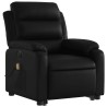 Fauteuil inclinable de massage électrique noir similicuir 