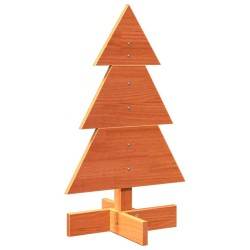 Arbre de Noël en bois pour décoration 60 cm bois de pin massif 