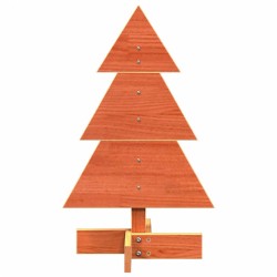 Arbre de Noël en bois pour décoration 60 cm bois de pin massif 