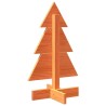 Arbre de Noël en bois pour décoration 60 cm bois de pin massif 